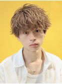 マッシュワックスなし韓国ツーブロック刈り上げ