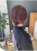 細め白髪ぼかしハイライト