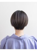 ハンサムショート#黒髪#耳掛けショート#くびれショート#ボブ