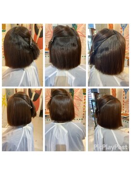 ハロー 三軒茶屋(hair Hello) ボブ縮毛矯正