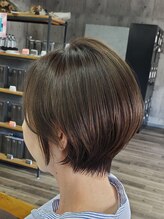★絶壁★一番多い悩み…そんな悩みを独自のカット技法でバランスよく♪[成田/ショートカット/ショートボブ]