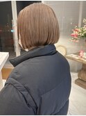 まろみベージュ×ボブ