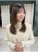 くすみベージュ 髪質改善トリートメント レイヤーカット☆