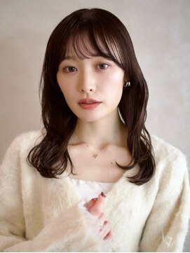 ガーデンヨコハマエスト(GARDEN YOKOHAMA est) 美髪　イメチェン　ミディアム　デジタルパーマ　サイドバング