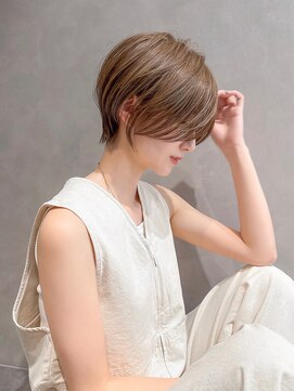 ハルキミナト ジャパン ヨコハマ(HARUKI MINATO japan YOKOHAMA) キッズカット/縮毛矯正/学割U24/ブルーカラー/くすみベージュ