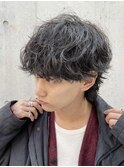 京都波巻きスパイラルパーマシャドウパーマツイストパーマ緩め