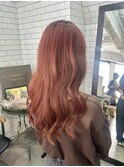 【広島韓国ヘア】韓国レイヤーカット×暖色レッドカラー！