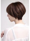 丸みショート/マッシュショート/ショートボブ/くびれボブ
