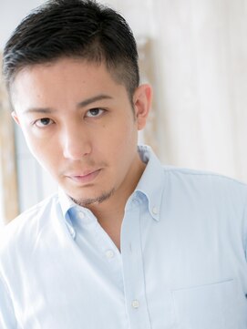 トニーアンドガイ メン 与野駅前店(TONI&GUY MEN) 20代30代清潔感アップバング黒髪フェードスタイルj与野　就活