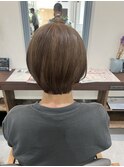 ビフォーアフター　ショートボブ