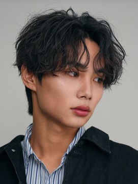 フィフス 神南(fifth) 渋谷シャドウパーマ緩めメンズパーマ刈り上げマッシュウルフ20代