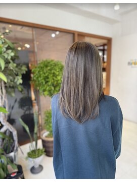 エアージーモ 小倉店(Fate design Air G mo) 20代30代40代ブリーチなしダブルカラー/グレージュカラー