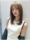 【Le’a】レイヤーカット グレージュカラー