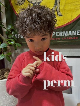 ヘアプレイスソル (HAIR PLACE SoL) kids perm /キッズ/ショート/パーマ