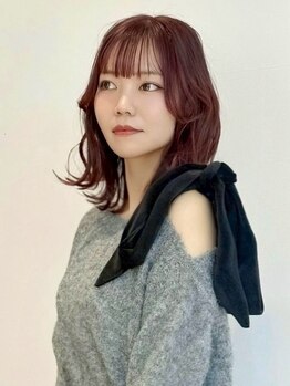リカロヘアー(Ricaro hair)の写真/ナチュラルな透明感カラーやハイトーンも得意◎ぴったりなカラーがみつかる♪【学割U24/宇品】