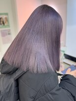 アール 横浜(R)&nbsp;【MOMO】ラベンダーグレー/ハイトーン/ブリーチ/ピンク