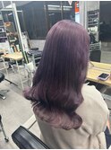 アンブレラカラーピンクベージュイメチェン前髪クールショート