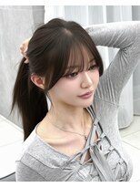 マウル 栄(MAEUL)&nbsp;流し前髪/韓国顔まわり