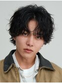 札幌シャドウパーマルーズパーマメンズパーママッシュウルフ緩め