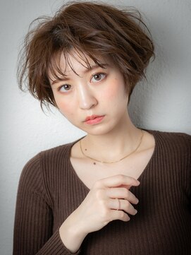カバーヘアアンドスパ ブリス 浦和(COVER HAIR&SPA bliss) ラテグレージュ小顔ハンサムショートウルフカットz浦和30代40代