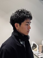 ビジョン 赤坂(vision)&nbsp;骨格と雰囲気に似合わせる！無造作ピンパーマショート
