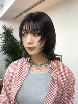ノービス バイ パーキング 心斎橋(NOV!!!CE by PARKiiiNG)&nbsp;ダークブルー/顔周りレイヤー/ワンホンレイヤー