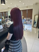 アース 山形店(HAIR&MAKE EARTH)&nbsp;ピンクレッド