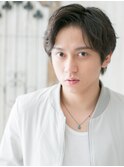20代アップバング波打ちパーマ刈り上げないショートｒ札幌月寒
