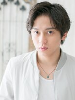 モッズヘアメン 札幌月寒店(mod's hair men)&nbsp;20代アップバング波打ちパーマ刈り上げないショートｒ札幌月寒