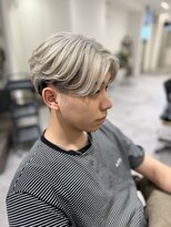 グレイバイニューヨークニューヨーク 京都北大路(Gray by NYNY) ホワイトベージュ/京都/北大路/メンズ/ブリーチ/ハイトーン