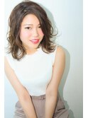 【morio池袋】チークバング外ハネミディ