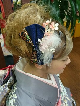 ヘアーメイク ビーエスケーピー(hair make B.S.K.P) 成人式のアップスタイル