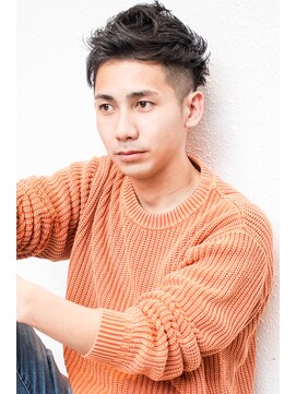 モニカ 西宮北口(Monica) ビジネス流行モテ髪サイドパート黒髪アップバングイケメン七三