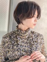 アグ ヘアー マロン梅田3号店(Agu hair marron)&nbsp;《Agu hair》長めバングで小顔垢抜けショート