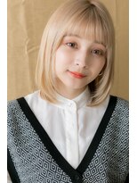 カバーヘア ブリス 川口(COVER HAIR bliss)&nbsp;外国人風ブロンドカラー小顔フレンチガーリーZ川口10代20代30代