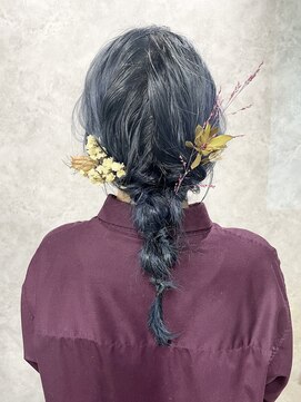 コーパル(copal) ルーズな編みおろし☆ヘアアレンジ