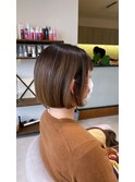 切りっぱなしボブ