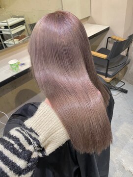 ベレーザ 渋谷(BELEZA) ba513_ニュアンスカラーベビーバングショコラベージュボブルフ