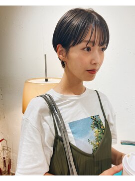 ウォーター 表参道(WATER) 【WATER】ショートカット　カラー　ミニボブ/表参道.南青山
