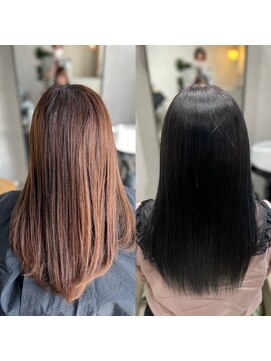 ミントリーフ(Mint leaf) 髪質改善トリートメント【カラーエステ】　ヘッドスパ付