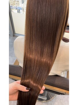 テラスヘアラボ 新潟駅南(TERRACEhairLab.) 透明感♪マンダリンベージュ