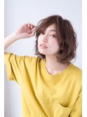 【shiomi H】カジュアルカールボブ