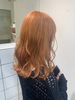 ラヴィズム(LUVISM)&nbsp;オレンジベージュダブルカラーブリーチ新潟万代