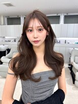 アフロートリノ(AFLOAT Leino) 顔まわり前髪似合わせ 顔周りレイヤーカット韓国ヘアくびれヘア