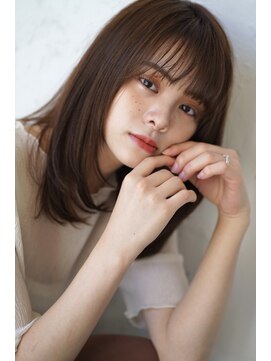 コンティロミー(CONTI ROMMY.) ナチュラルストレートのミディアムヘア/髪質改善/小顔 コンティ