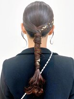 say.ree ヘアセット お呼ばれアレンジ タイトアレンジ青山表参道