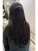 カラ フクオカ(Cara FUKUOKA)&nbsp;【ダークグレージュ&レイヤーカット】《福岡暗髪カラー》