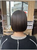 お手入れ簡単 丸みボブ○