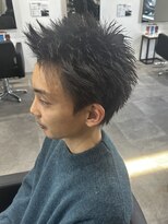 ヒュイル バイ ニアウ(Hwyl by Niau)&nbsp;メンズスパイキーショートパーマツイストパーマシャドウパーマ