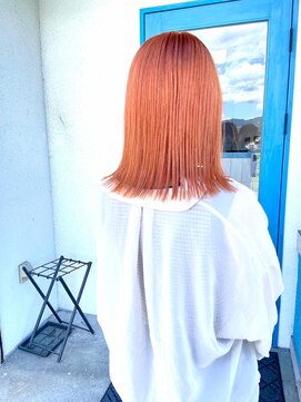 ヘアーメイク コラソン(hair make corazon) 【コラソン】インナー　ブリーチ　カラー艶髪スタイルまさる